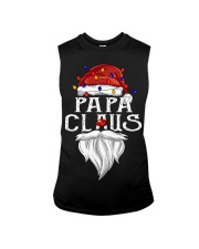 Papa Claus Christmas Lights Sleeveless Tee tile