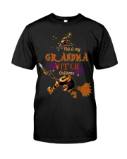 This Is My Grandma Witch Costume - Orange Classic T-Shirt front