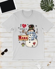 I Love Being A Nana - Snowman V1 Classic T-Shirt lifestyle-mens-crewneck-front-17