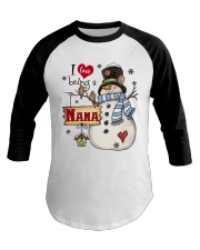 I Love Being A Nana - Snowman V1 Baseball Tee tile