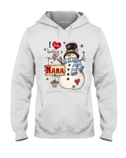 I Love Being A Nana - Snowman V1 Hooded Sweatshirt tile