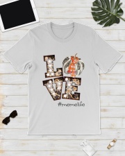 Love Meme Life - Marquee Cheetah Pattern Classic T-Shirt lifestyle-mens-crewneck-front-17