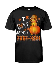 I Love Being A Mom-Mom - Pumpkin Classic T-Shirt front