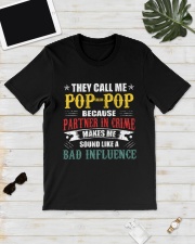 Pop-Pop Bad Influence V1 Classic T-Shirt lifestyle-mens-crewneck-front-17