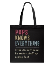 Pops Knows Everything N Tote Bag tile