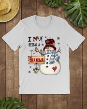 I Love Being Grandma Snowman Xmas Classic T-Shirt lifestyle-mens-crewneck-front-18