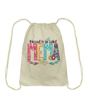 Blessed To Be Called Mema H Drawstring Bag tile