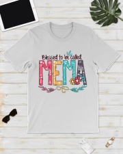 Blessed To Be Called Mema H Classic T-Shirt lifestyle-mens-crewneck-front-17