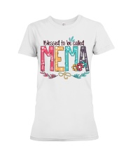 Blessed To Be Called Mema H Premium Fit Ladies Tee tile