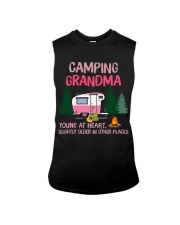 grandma camping Sleeveless Tee tile