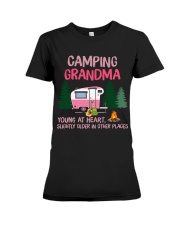 grandma camping Premium Fit Ladies Tee tile