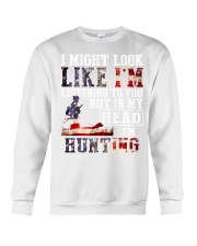 hunting-listen Crewneck Sweatshirt tile