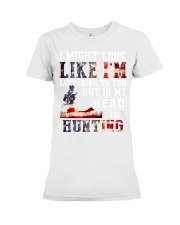 hunting-listen Premium Fit Ladies Tee tile