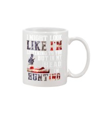hunting-listen Mug tile