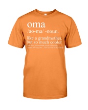 Oma For Women Grandma Birthday Mother's Day Premium Fit Mens Tee front