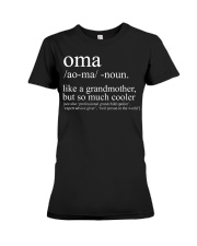 Oma For Women Grandma Birthday Mother's Day Premium Fit Ladies Tee thumbnail