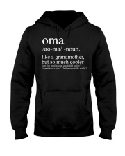 Oma For Women Grandma Birthday Mother's Day Hooded Sweatshirt thumbnail