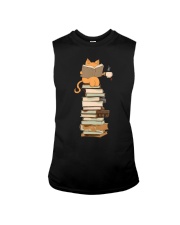 Kittens Cats Tea And Books Sleeveless Tee thumbnail