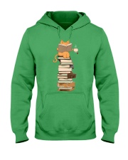 Kittens Cats Tea And Books Hooded Sweatshirt front