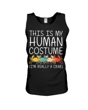 Crab Halloween Human Costume Decapod Ocean Easy Unisex Tank thumbnail