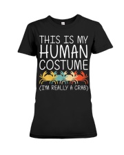 Crab Halloween Human Costume Decapod Ocean Easy Premium Fit Ladies Tee thumbnail