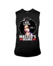 Masters Degree Educated Melanin Black Queen Sleeveless Tee thumbnail