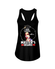 Masters Degree Educated Melanin Black Queen Ladies Flowy Tank thumbnail
