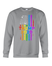 LGBT Gay Pride Rainbow USA Flag Election 2020 Crewneck Sweatshirt front