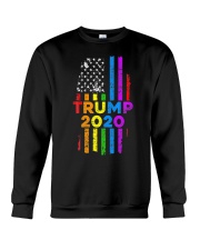 LGBT Gay Pride Rainbow USA Flag Election 2020 Crewneck Sweatshirt thumbnail