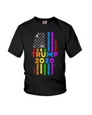 LGBT Gay Pride Rainbow USA Flag Election 2020 Youth T-Shirt thumbnail