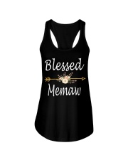 Blessed Memaw Ladies Flowy Tank thumbnail