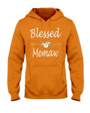 Blessed Memaw Hooded Sweatshirt front
