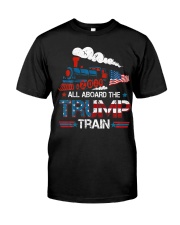 All Aboard The Trump Train 2020 American Flag Premium Fit Mens Tee thumbnail