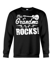 This Grandma Rocks Guitar Rock N Roll Funny Crewneck Sweatshirt thumbnail