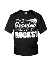 This Grandma Rocks Guitar Rock N Roll Funny Youth T-Shirt thumbnail