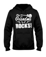 This Grandma Rocks Guitar Rock N Roll Funny Hooded Sweatshirt thumbnail