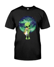 Alien And The Cat Premium Fit Mens Tee thumbnail