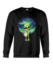 Alien And The Cat Crewneck Sweatshirt thumbnail