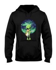 Alien And The Cat Hooded Sweatshirt thumbnail
