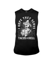 I Hope They Serve Tacos In Hell Halloween Taco Sleeveless Tee thumbnail