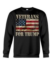 Veterans For Trump 2020 Vintage Crewneck Sweatshirt thumbnail