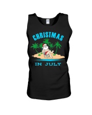 Merry Christmas In July Funny Santa Xmas Party Unisex Tank thumbnail