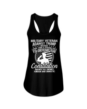 Military Veterans Against Trump 2020 USA Election Ladies Flowy Tank thumbnail