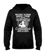 Military Veterans Against Trump 2020 USA Election Hooded Sweatshirt thumbnail