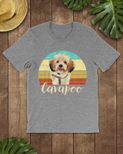 Cute Cavapoo Dog Vintage Pet Owner Graphic Premium Fit Mens Tee lifestyle-mens-crewneck-front-18