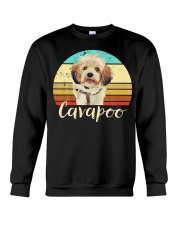 Cute Cavapoo Dog Vintage Pet Owner Graphic Crewneck Sweatshirt thumbnail