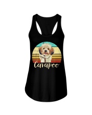 Cute Cavapoo Dog Vintage Pet Owner Graphic Ladies Flowy Tank thumbnail