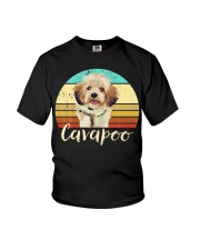 Cute Cavapoo Dog Vintage Pet Owner Graphic Youth T-Shirt thumbnail