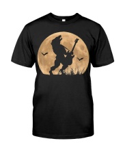Halloween Guitar Costume Werewolf Rock Guitarist Premium Fit Mens Tee thumbnail