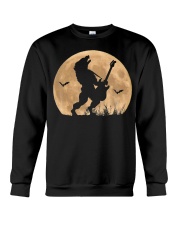 Halloween Guitar Costume Werewolf Rock Guitarist Crewneck Sweatshirt thumbnail